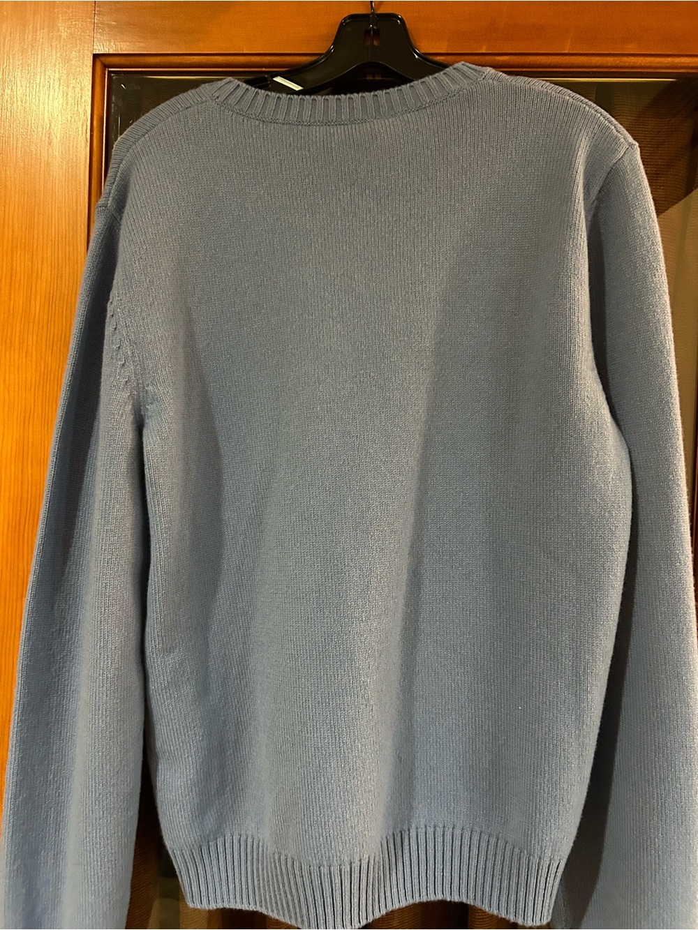 Men's Gucci Light Blue Men's felted wool knit Crewneck Sweater size XL Italy - Picture 4 of 11